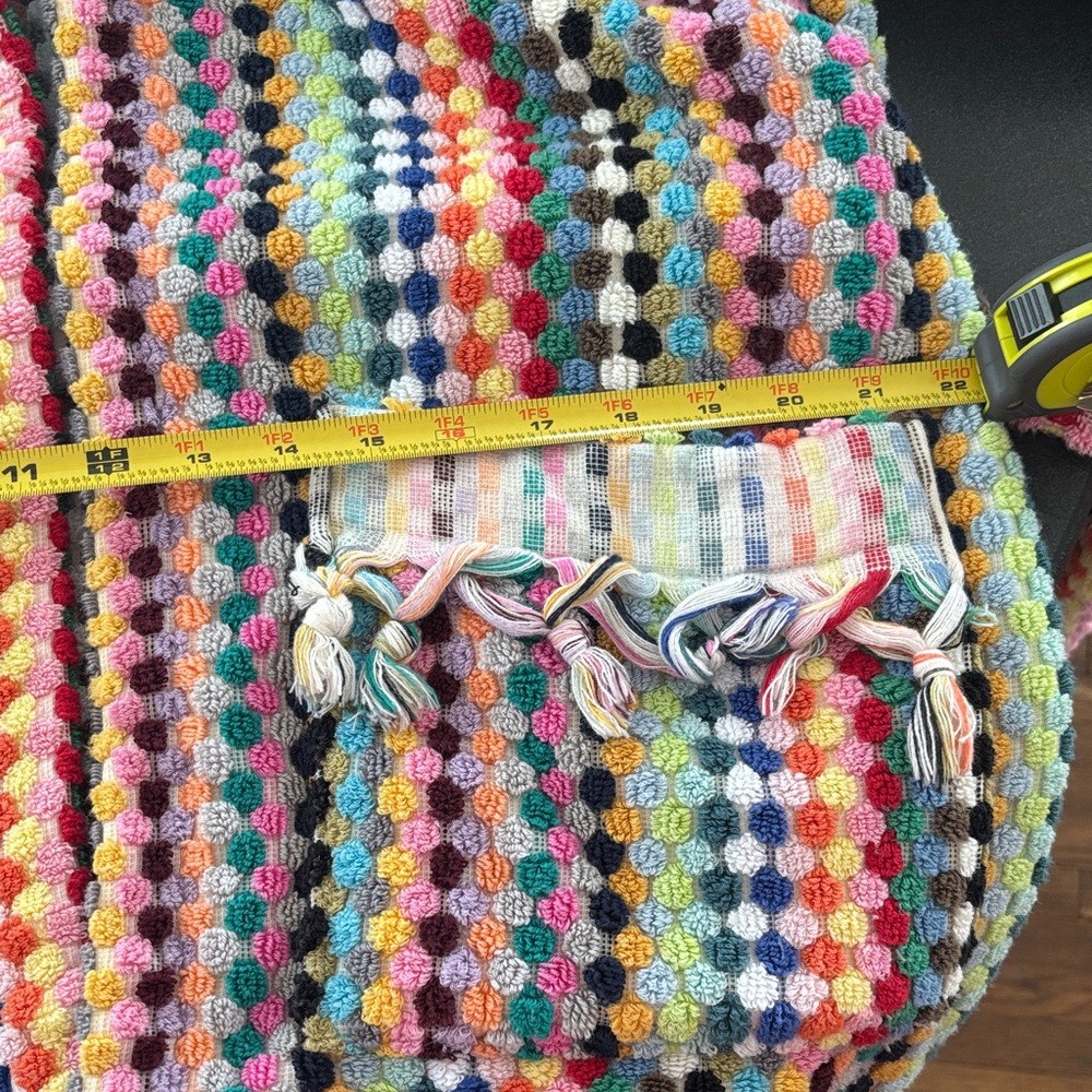 Multicolor Striped Hooded Robe - Picture 13 of 13